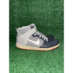 Vintage Nike Dunk High Top (2008) Gray Skate Shoes Athletic Sneakers Men Size 12